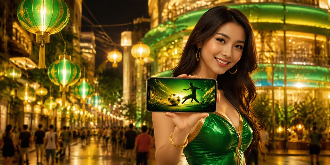 Người dùng Hà Nội chơi casino di động dưới ánh đèn lồng về đêm
